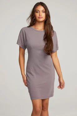 Sale Chaser Brand Saloon Purple Sage Mini Dress