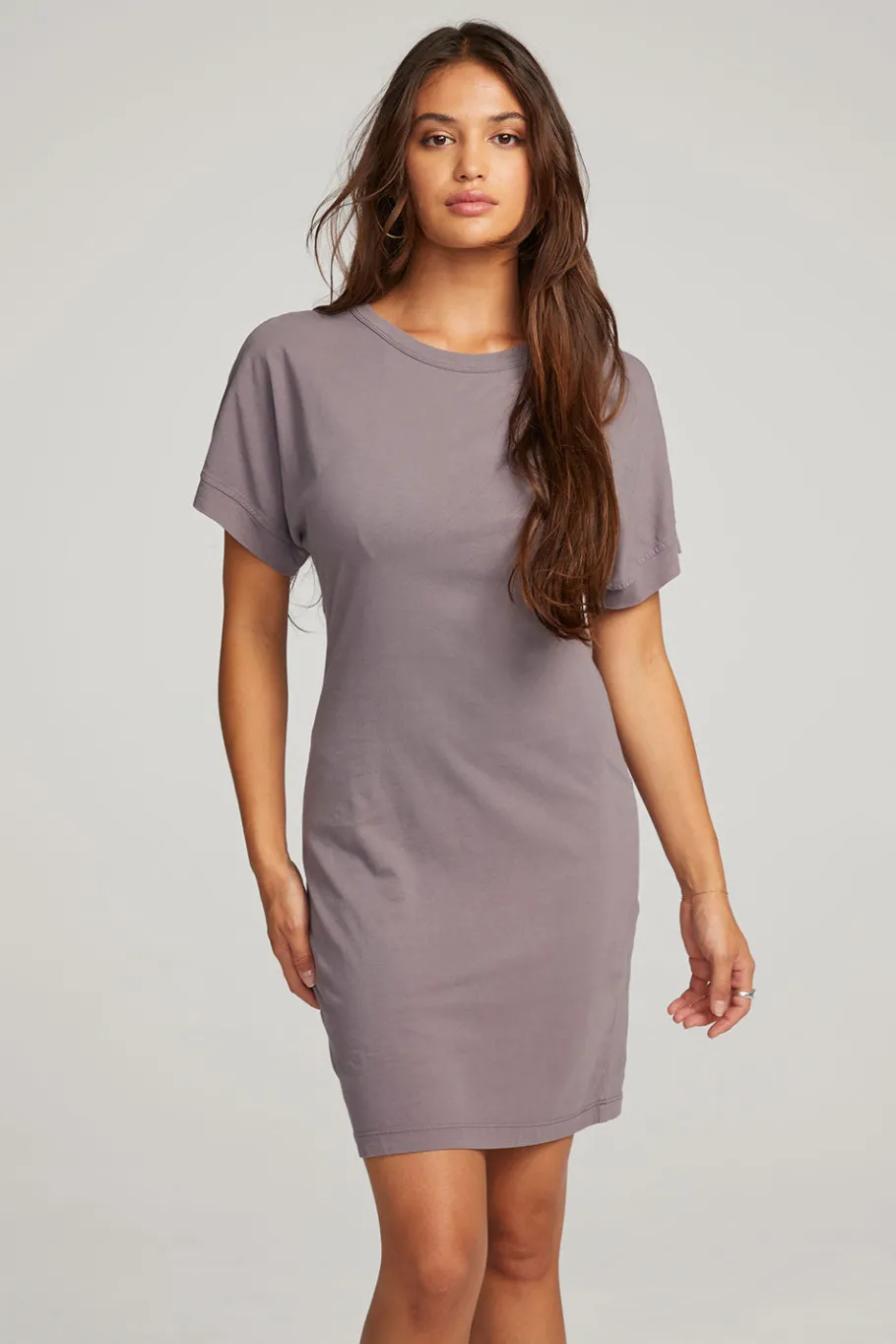 Sale Chaser Brand Saloon Purple Sage Mini Dress