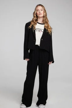 Cheap Chaser Brand Santana Beverly Pinstripe Blazer