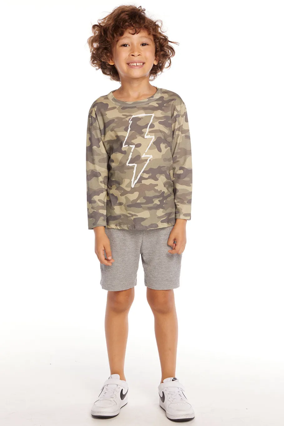 Shop Chaser Brand Scribble Bolt Boys Long Sleeve