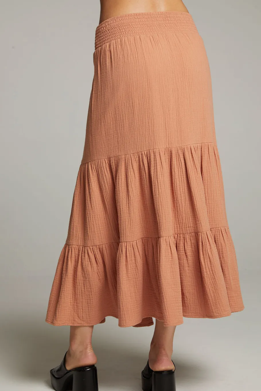 Cheap Chaser Brand Seal Bronze Maxi Skirt