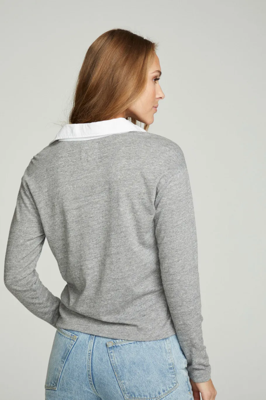 Flash Sale Chaser Brand Semi Cropped Polo Boxy Short Sleeve Tee