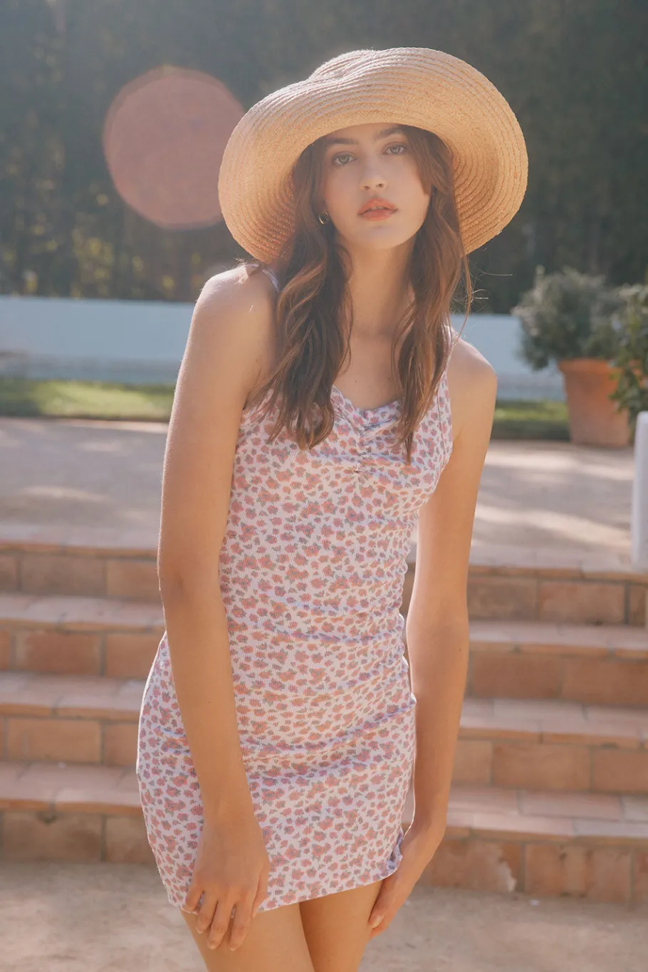 Store Chaser Brand Serra Ditsy Rose Dress