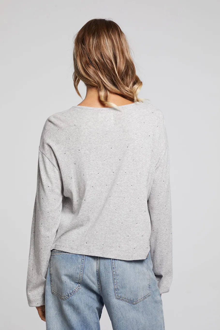Outlet Chaser Brand Servinoo Heather Grey Long Sleeve