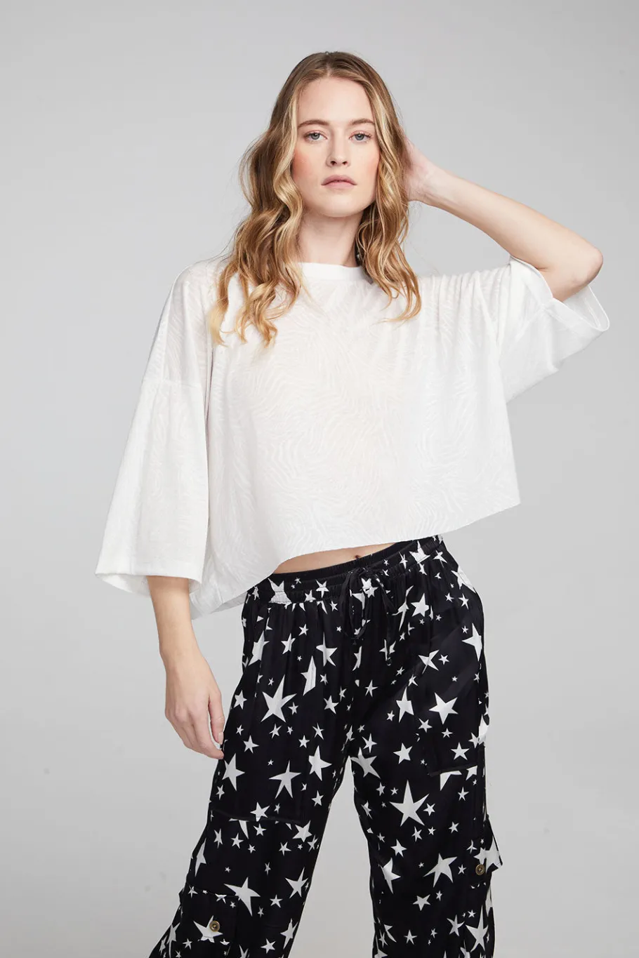 Cheap Chaser Brand Shine Bright White Tee