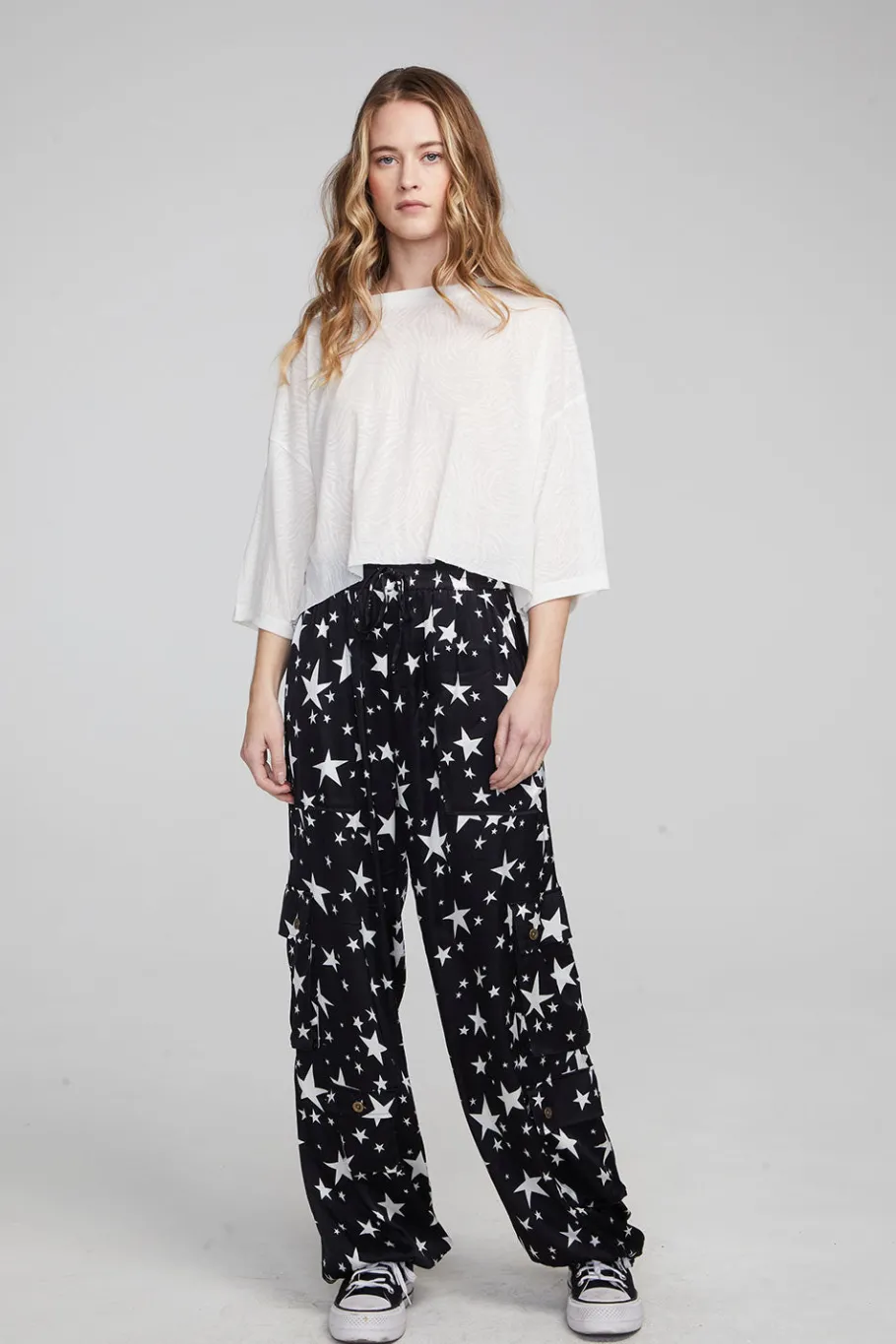Cheap Chaser Brand Shine Bright White Tee