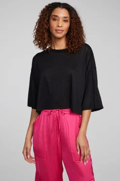 Outlet Chaser Brand Shine Shadow Black Tee