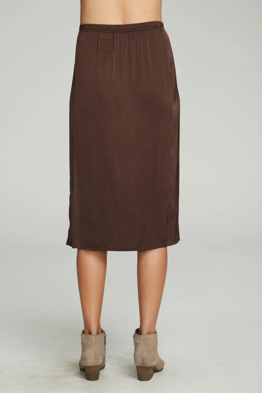 Sale Chaser Brand Side Slit Midi Skirt