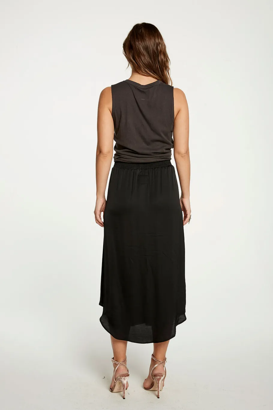 Cheap Chaser Brand Silky Basics Museum Skirt