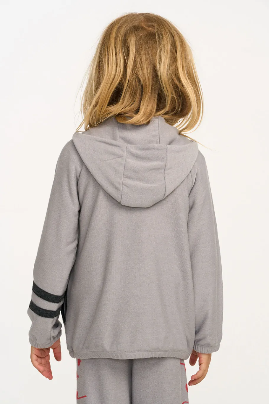 Discount Chaser Brand Silver Gray Zip Up Hoodie