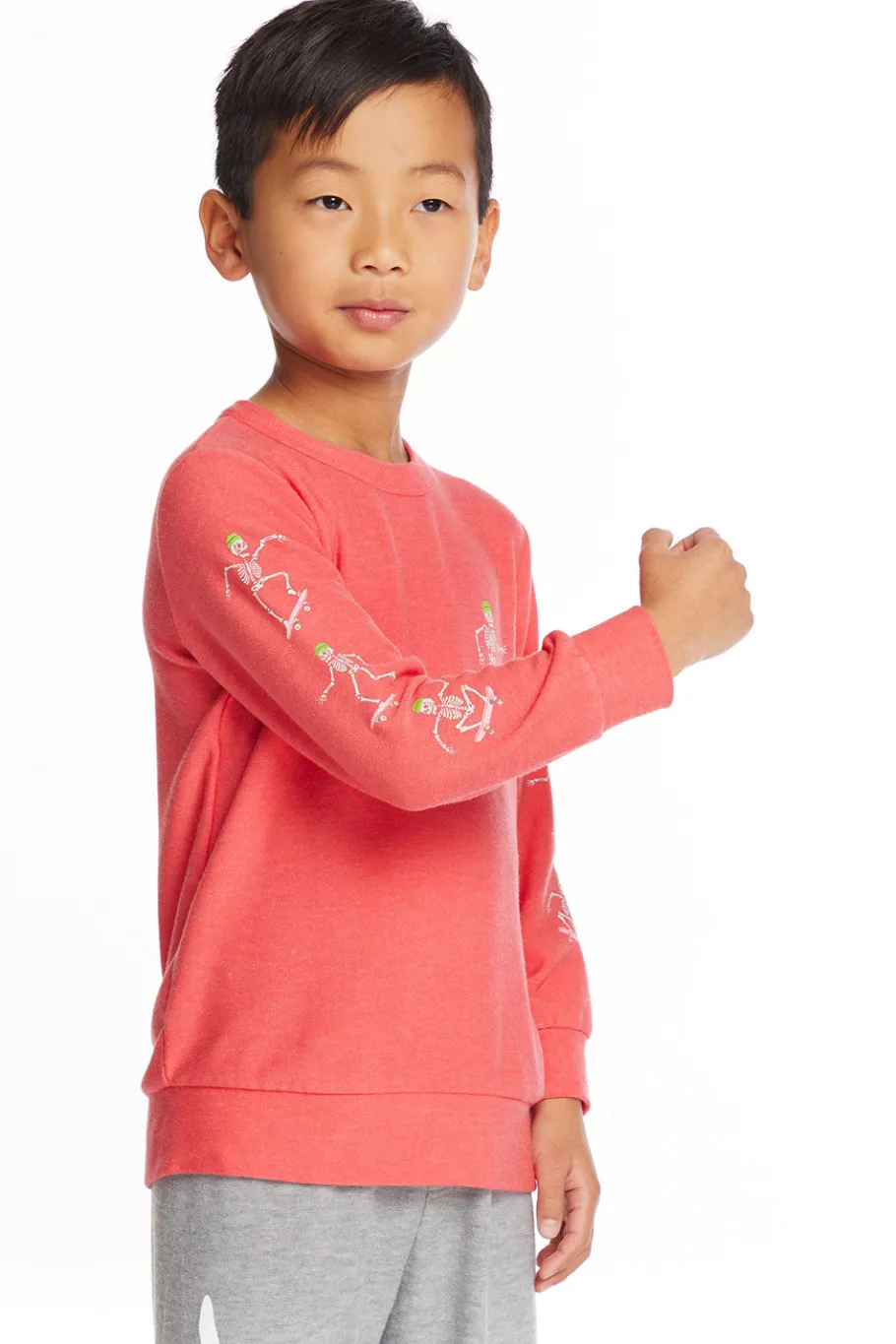 Discount Chaser Brand Skeleton Skater Boys Long Sleeve