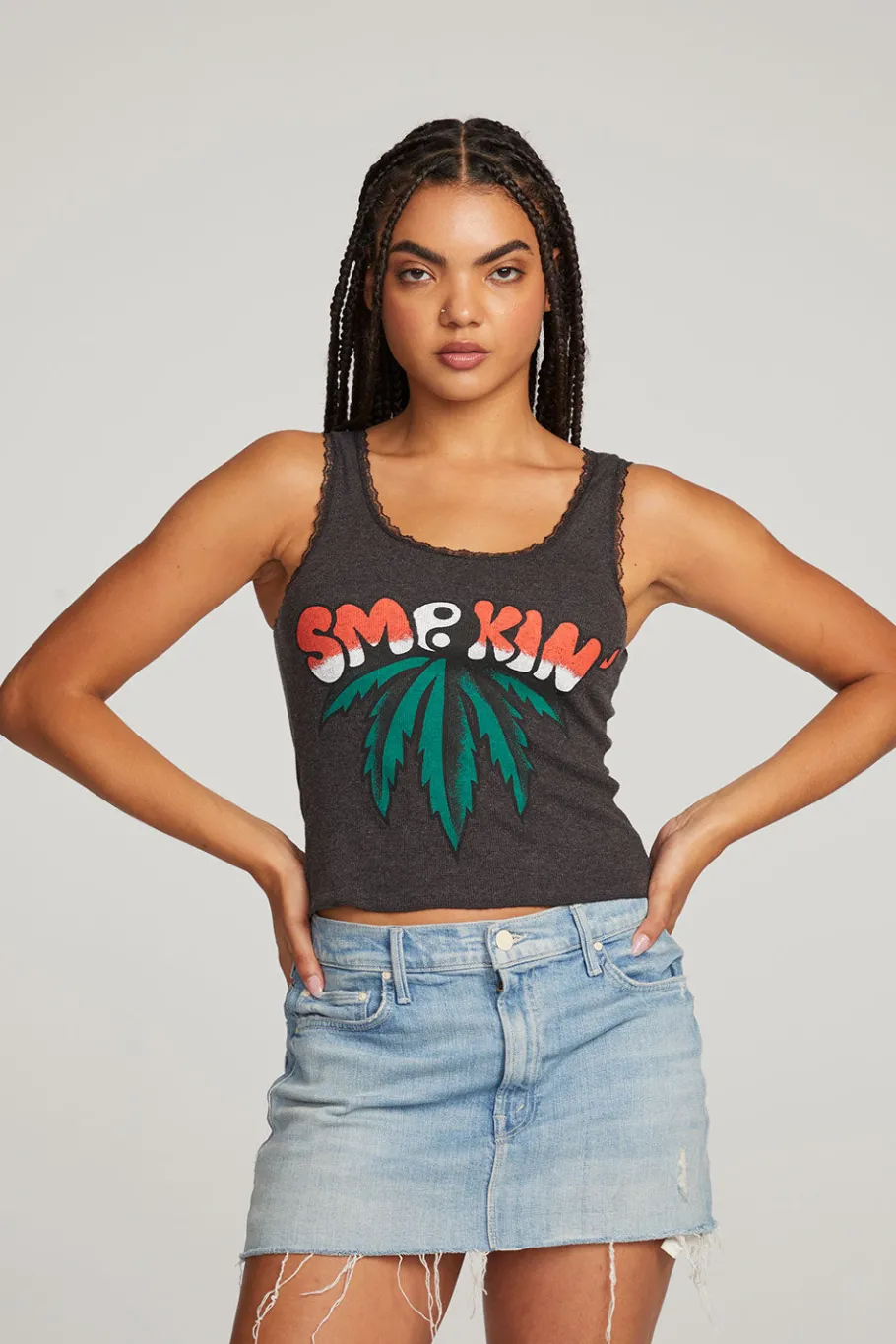 Sale Chaser Brand Smokin' Tank Top