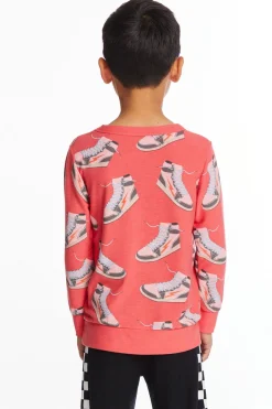 Clearance Chaser Brand Sneaker Time Boys Long Sleeve Tee