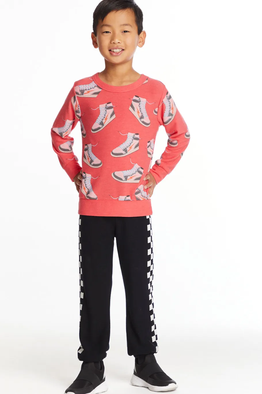 Clearance Chaser Brand Sneaker Time Boys Long Sleeve Tee