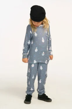 Flash Sale Chaser Brand Snowman Fun Long Sleeve Pocket Shirt