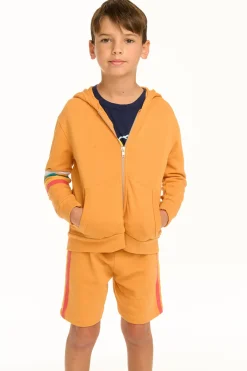 Sale Chaser Brand Socal Stripe Zip-Up Hoodie
