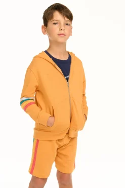 Sale Chaser Brand Socal Stripe Zip-Up Hoodie