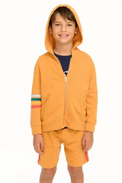 Sale Chaser Brand Socal Stripe Zip-Up Hoodie