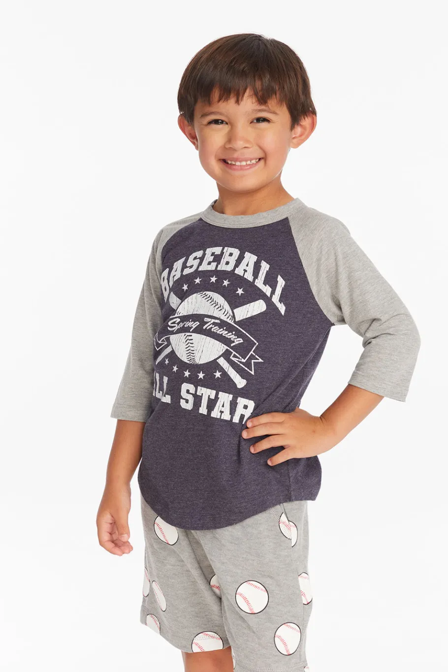 Hot Chaser Brand Spring Training Boys Baseball Tee