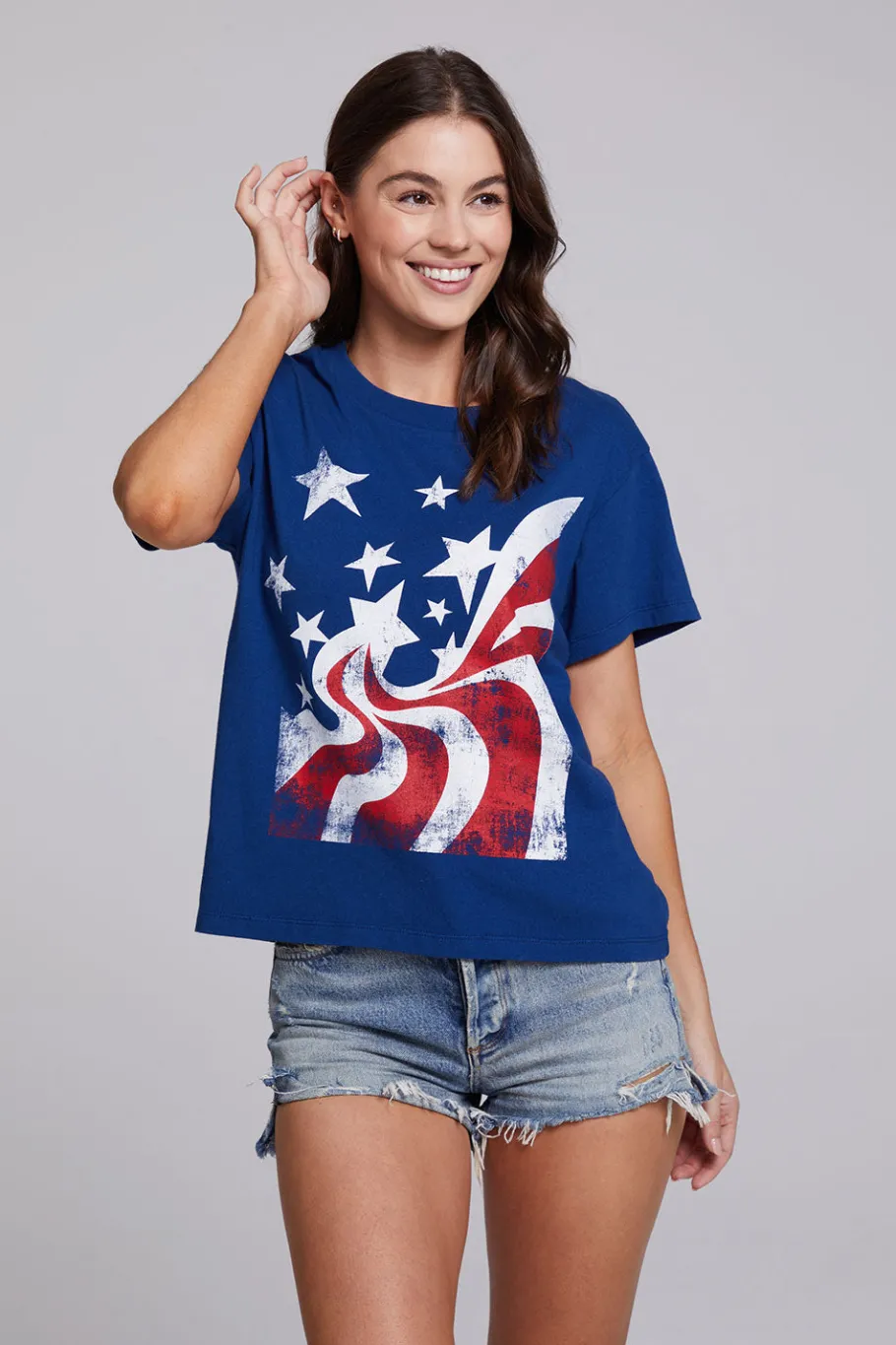 Flash Sale Chaser Brand Stars & Stripes Tee