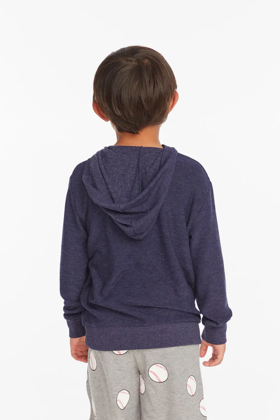 New Chaser Brand Striped Sapphire Boys Pullover Hoodie