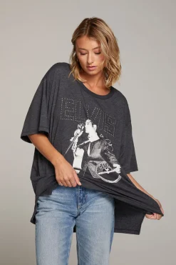 Sale Chaser Brand Sun Records Elvis Oversized Tee