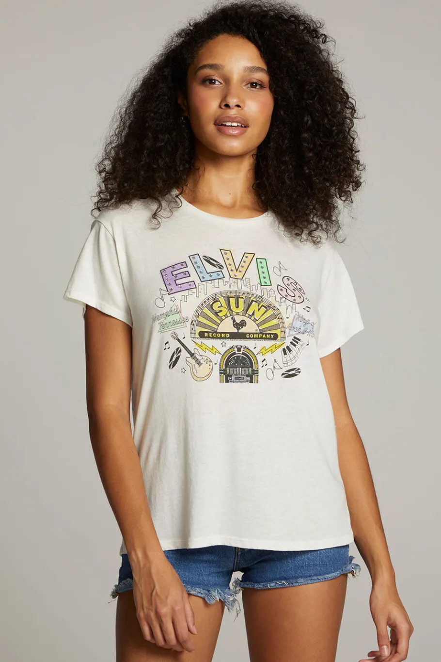 Outlet Chaser Brand Sun Records Memphis Collage Tee