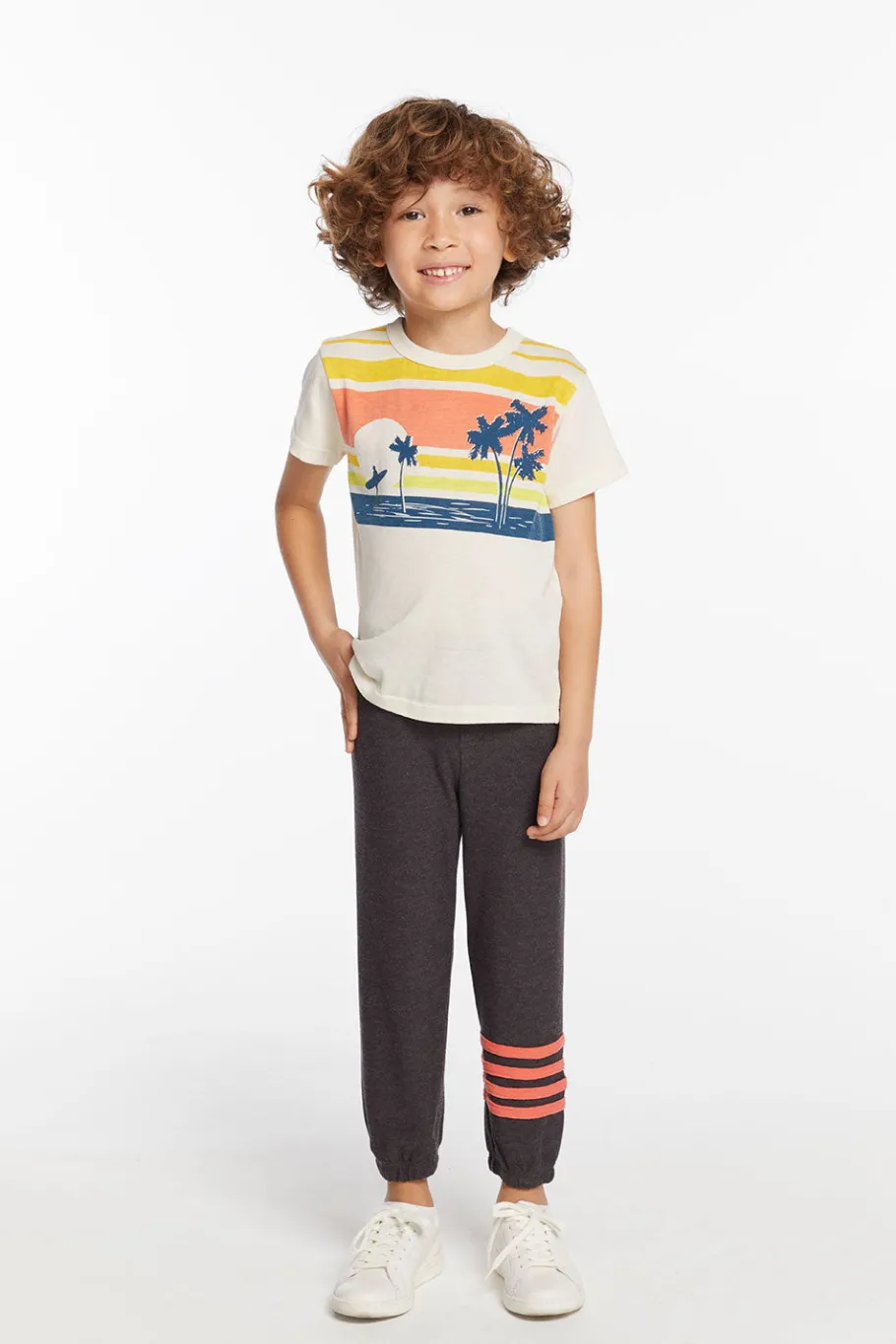 Hot Chaser Brand Sunset Beach Boys Tee