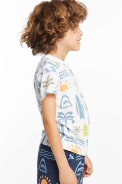Discount Chaser Brand Surf's Up Boys Tee