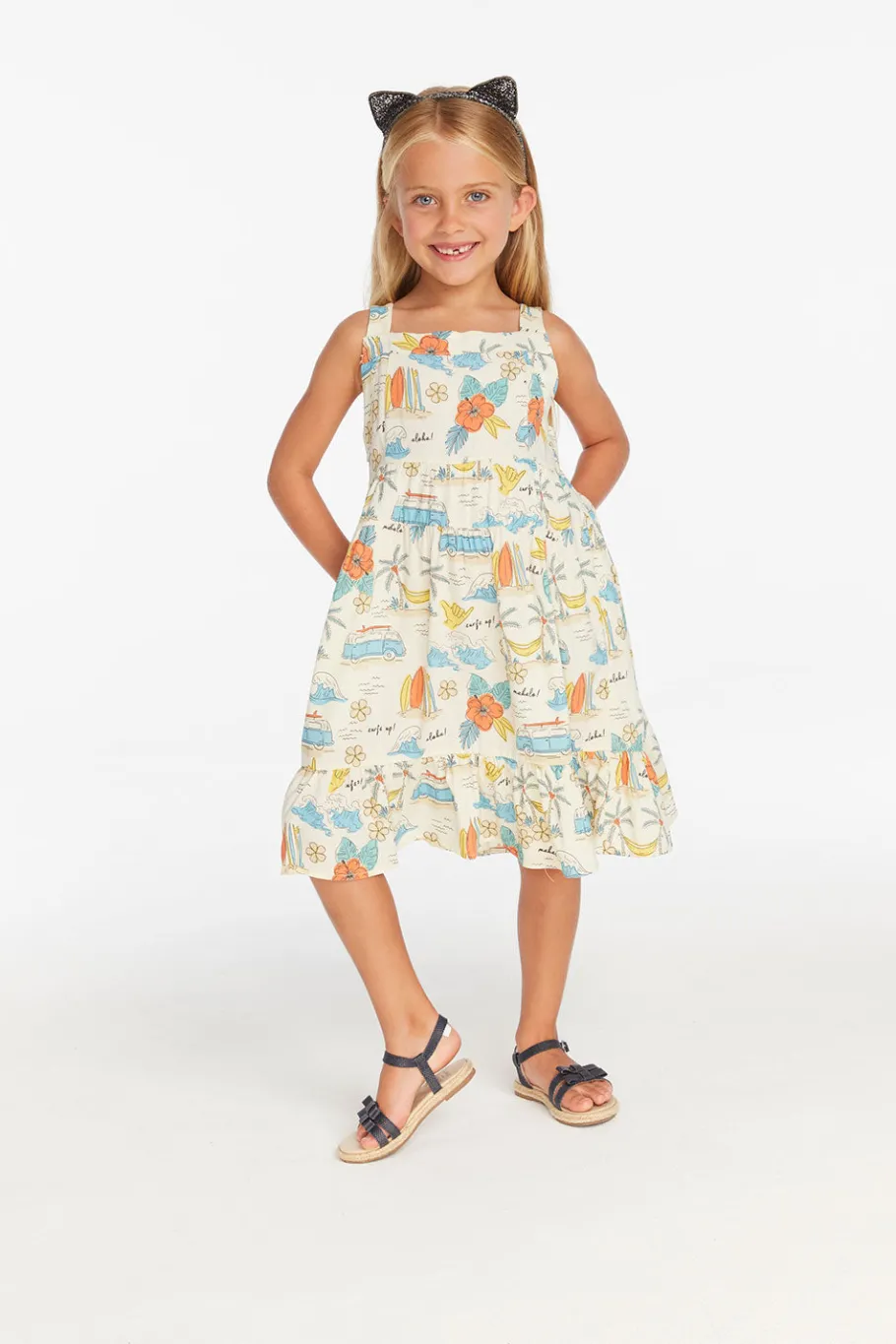 Discount Chaser Brand Surf's Up Girls Dress