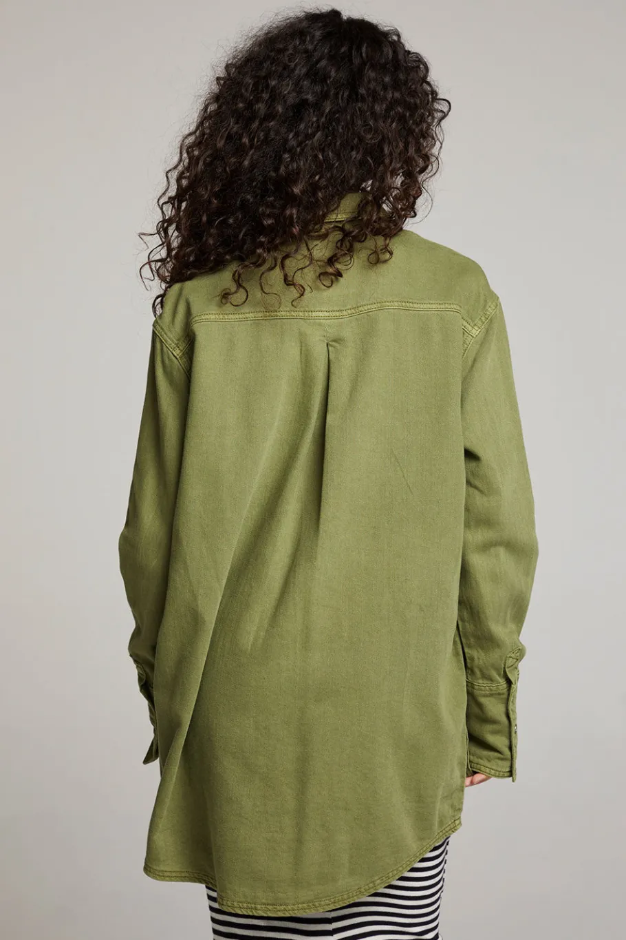 Flash Sale Chaser Brand Sweet Pea Sphagnum Button Up