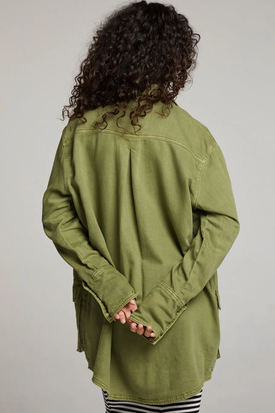 Flash Sale Chaser Brand Sweet Pea Sphagnum Button Up