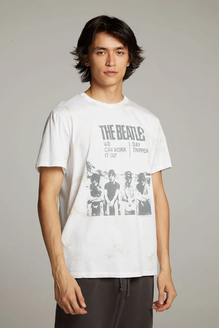 Cheap Chaser Brand The Beatles Day Tripper Crew Neck Tee