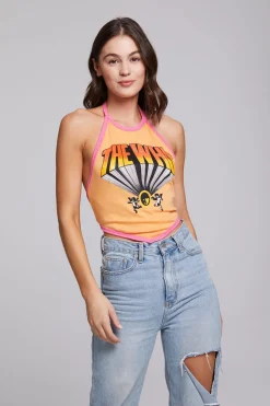 Cheap Chaser Brand The Who Keith Moon Wallflower Halter Top