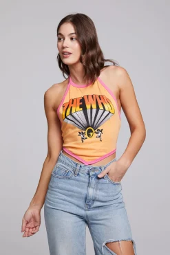 Cheap Chaser Brand The Who Keith Moon Wallflower Halter Top