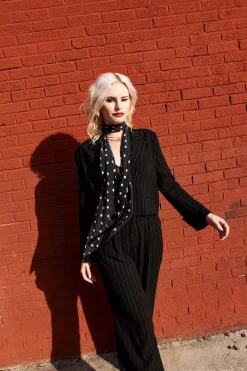Best Sale Chaser Brand Theo Beverly Pinstripe Trousers