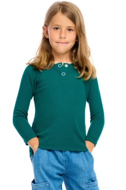 Hot Chaser Brand Thermal Long Sleeve Raglan Henley