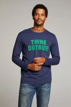 Outlet Chaser Brand Think Outside Mens Long Sleeve
