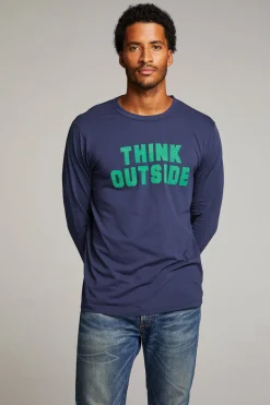 Outlet Chaser Brand Think Outside Mens Long Sleeve