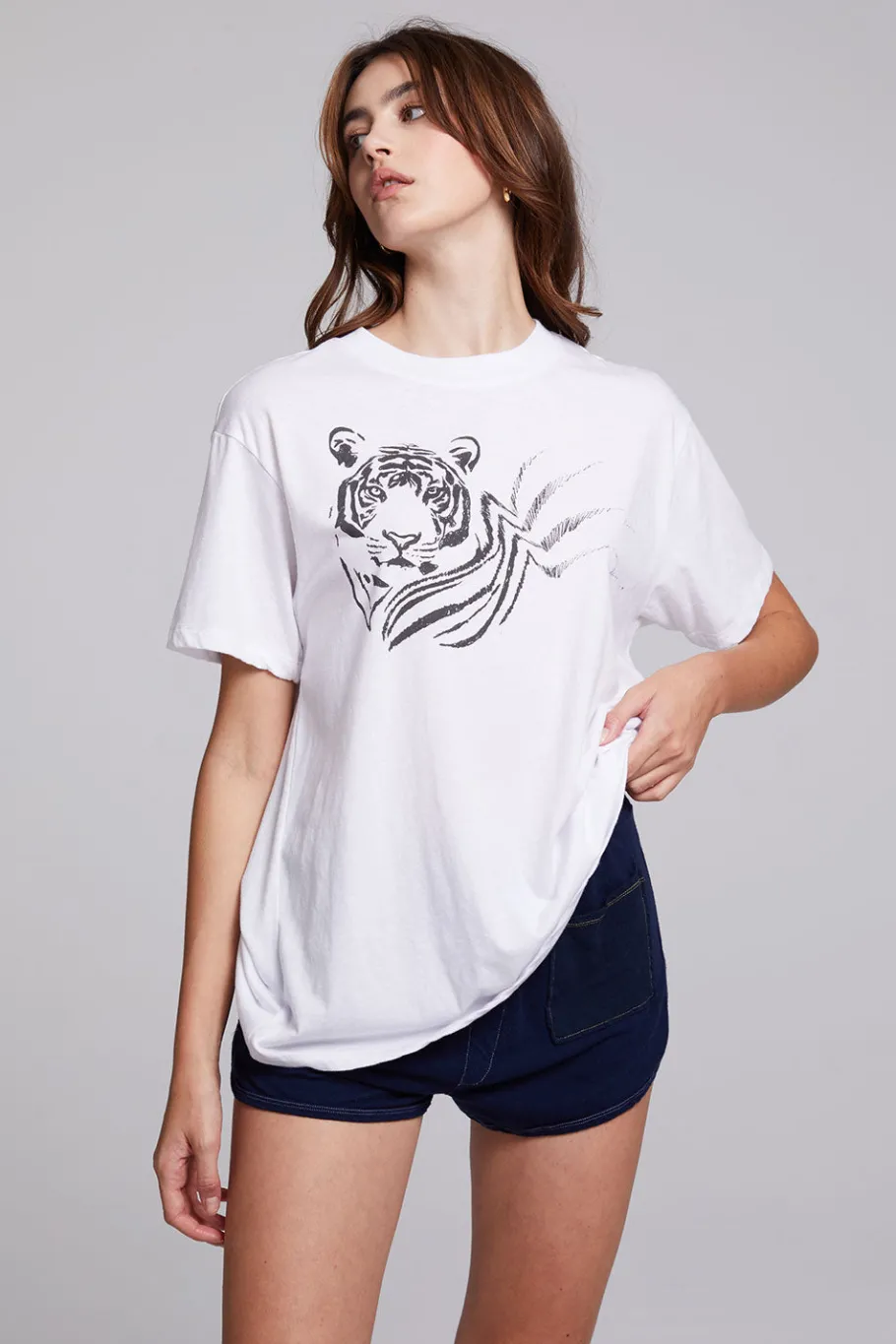 Clearance Chaser Brand Tiger Sketch Tee