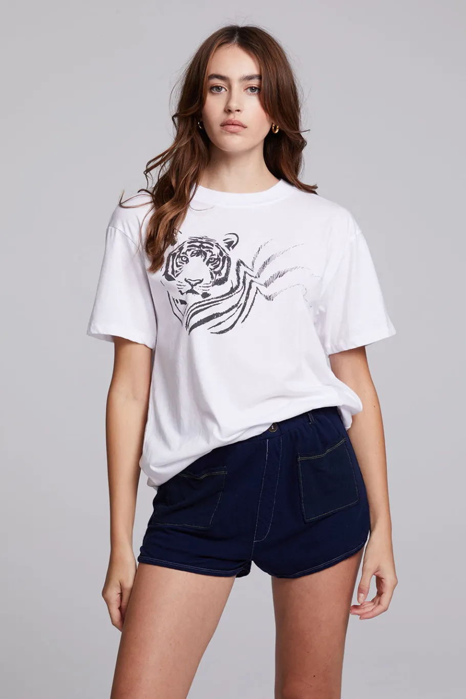 Clearance Chaser Brand Tiger Sketch Tee
