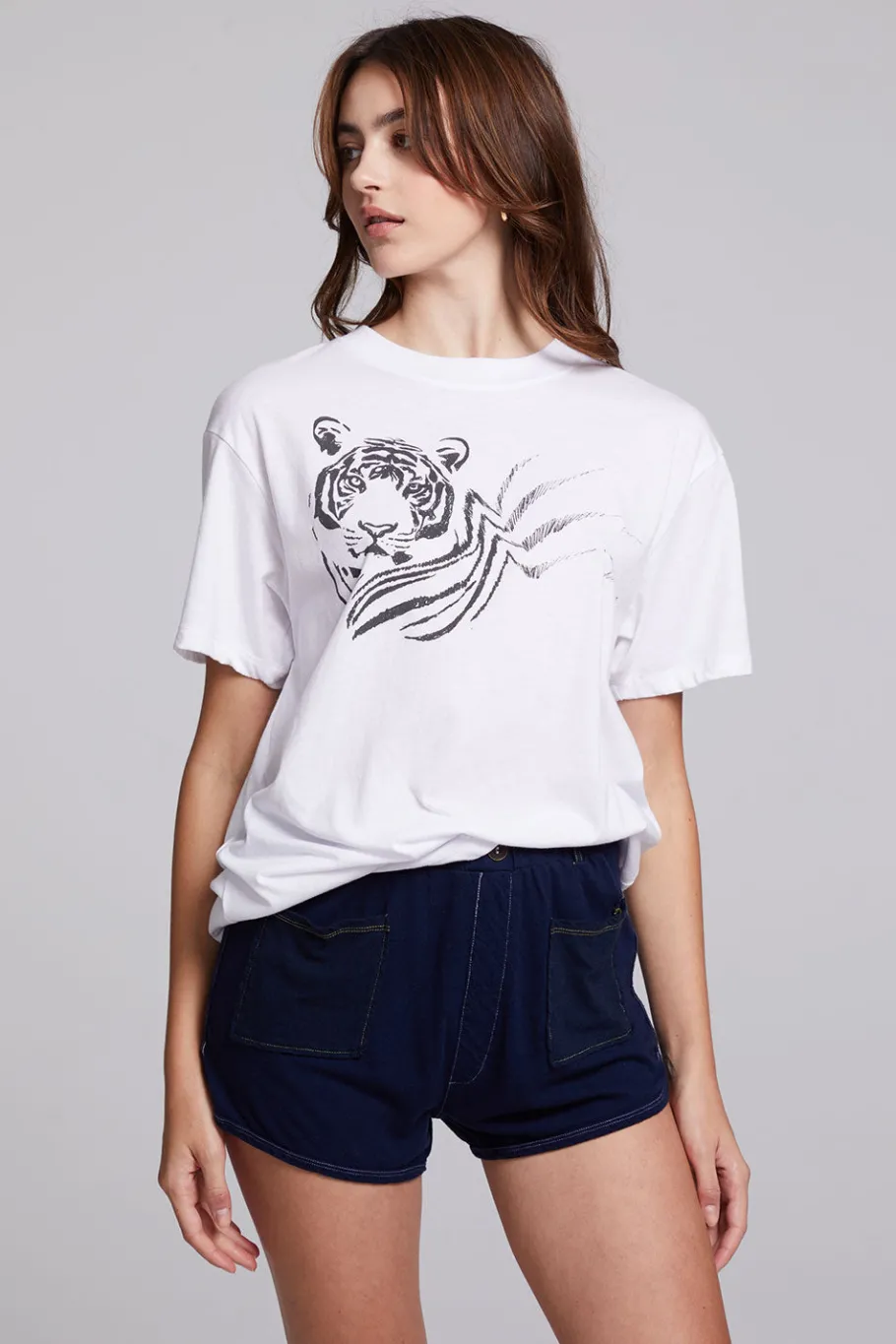 Clearance Chaser Brand Tiger Sketch Tee