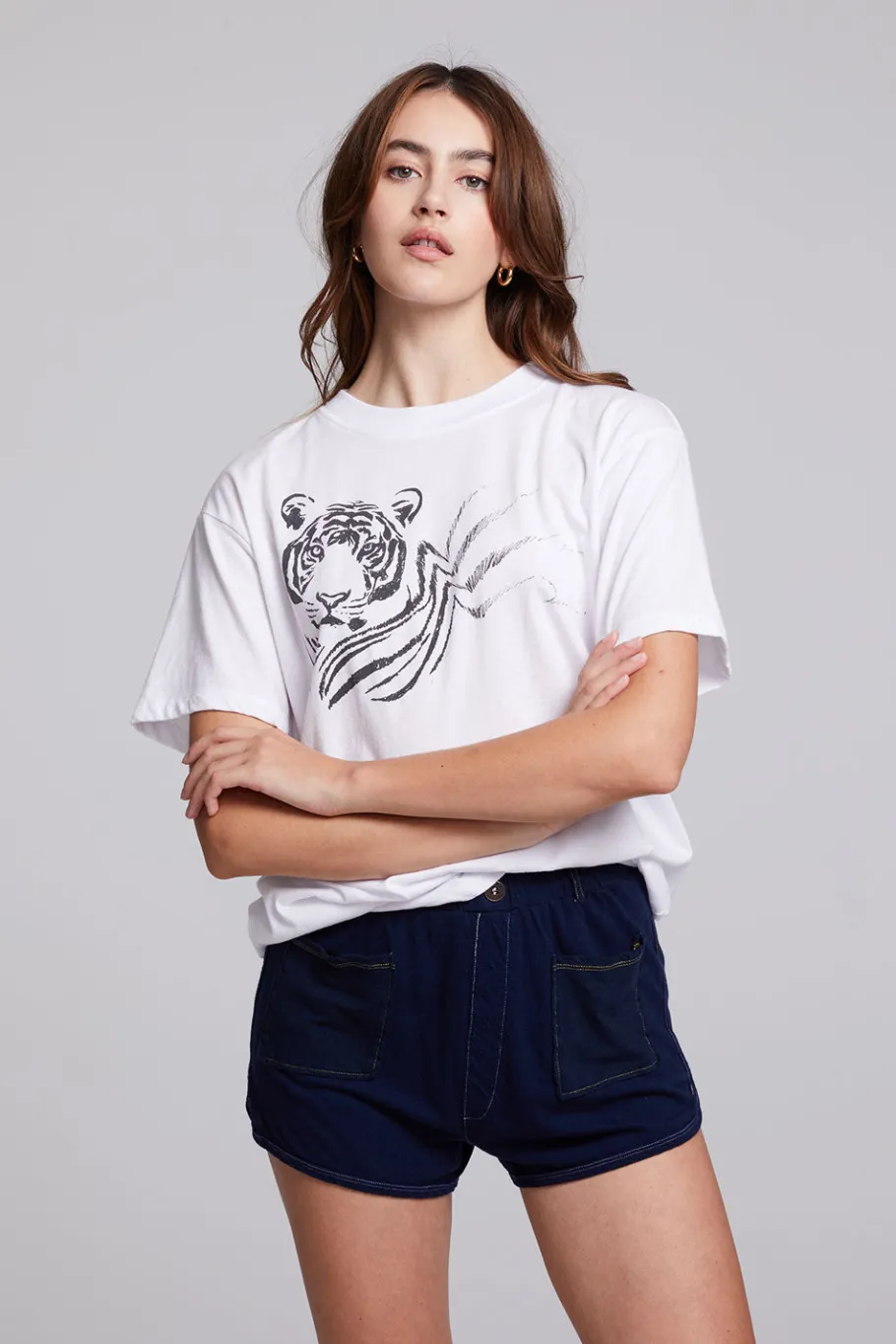 Clearance Chaser Brand Tiger Sketch Tee