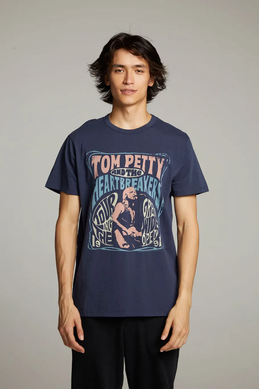 Best Chaser Brand Tom Petty Great Wide Open Crew Neck Tee