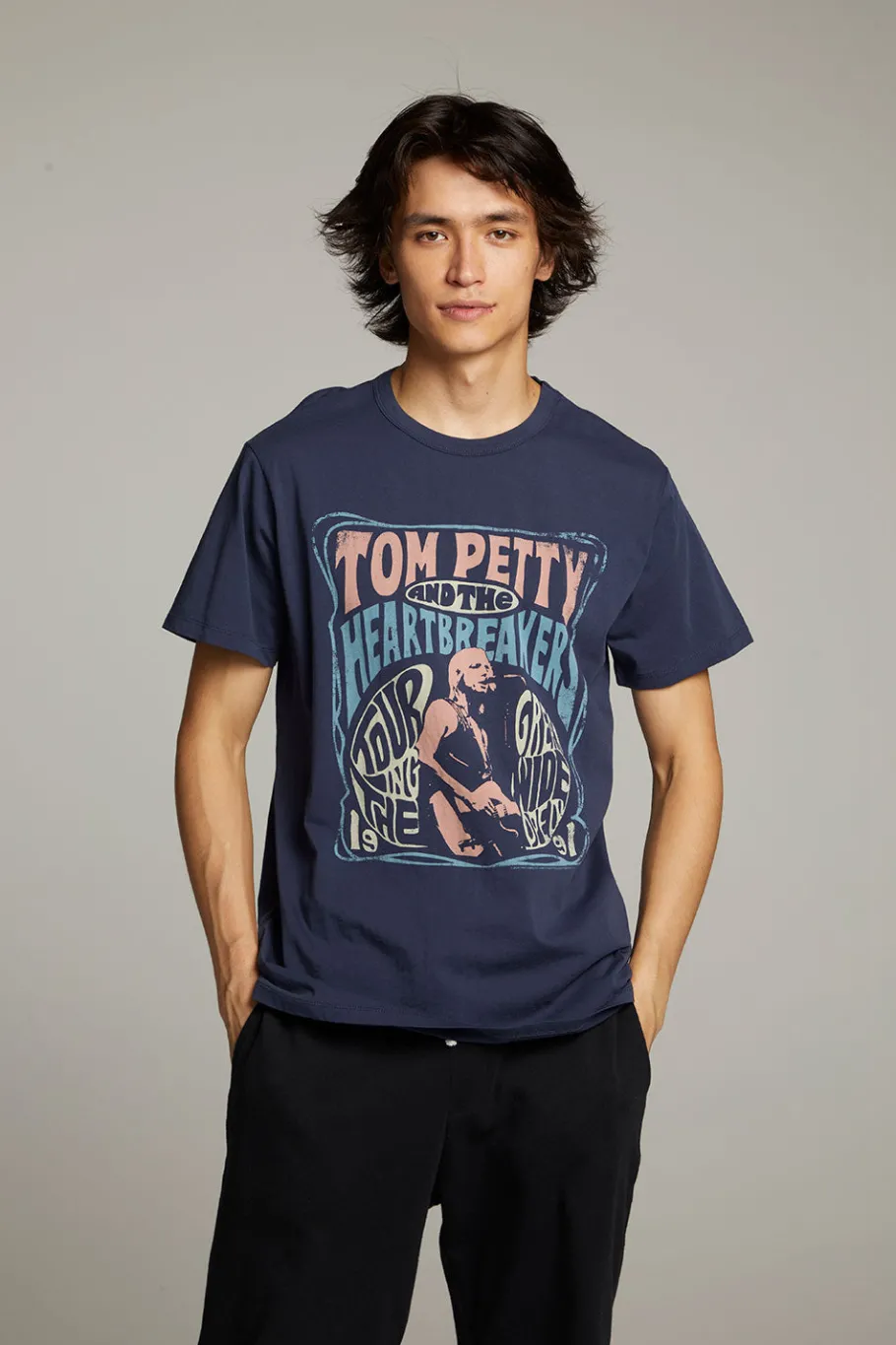 Best Chaser Brand Tom Petty Great Wide Open Crew Neck Tee
