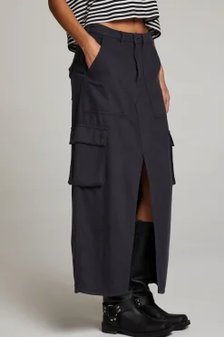 Cheap Chaser Brand Tri Licorice Maxi Skirt