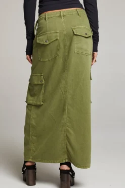 Clearance Chaser Brand Tri Sphagnum Maxi Skirt