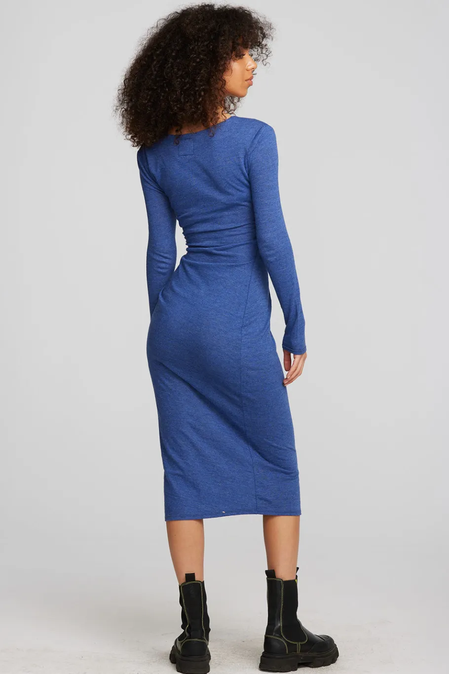 Shop Chaser Brand Triblend Corset Wrap Midi Dress