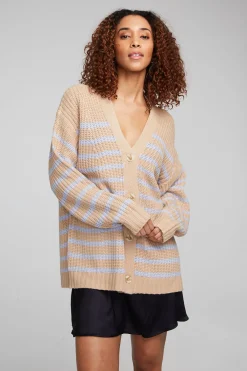 Outlet Chaser Brand Vibe Fairfax Stripe Cardigan
