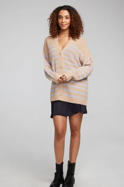 Outlet Chaser Brand Vibe Fairfax Stripe Cardigan